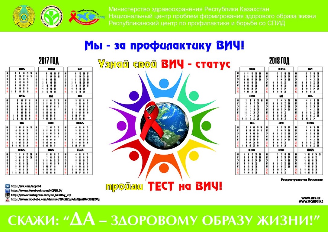 Плакат ВИЧ СПИД Рус