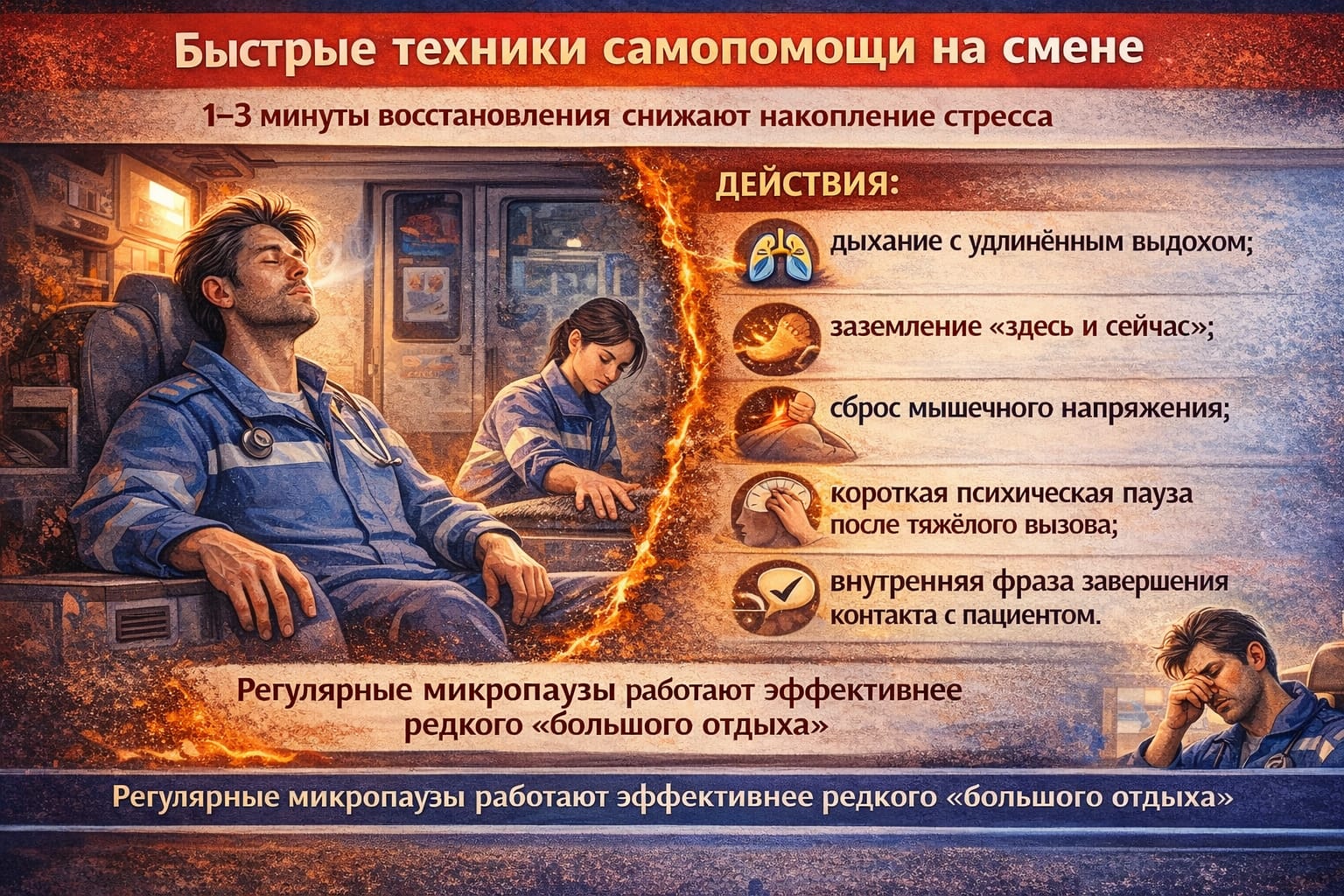 Кәсіби күйіп кетудің алдын алу — кәсіби қауіпсіздіктің бір бөлігі.